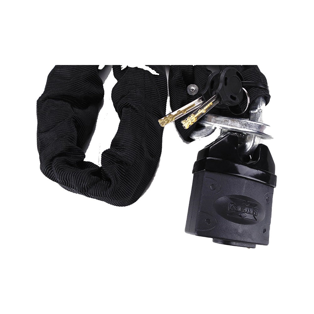 x gear chain and padlock 2